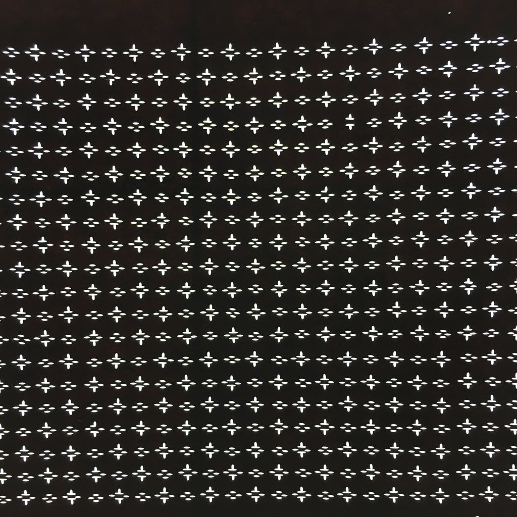 Japanese Antique Ise Katagami Paper Kimono Stencil Edo Small Glitter Pattern A55