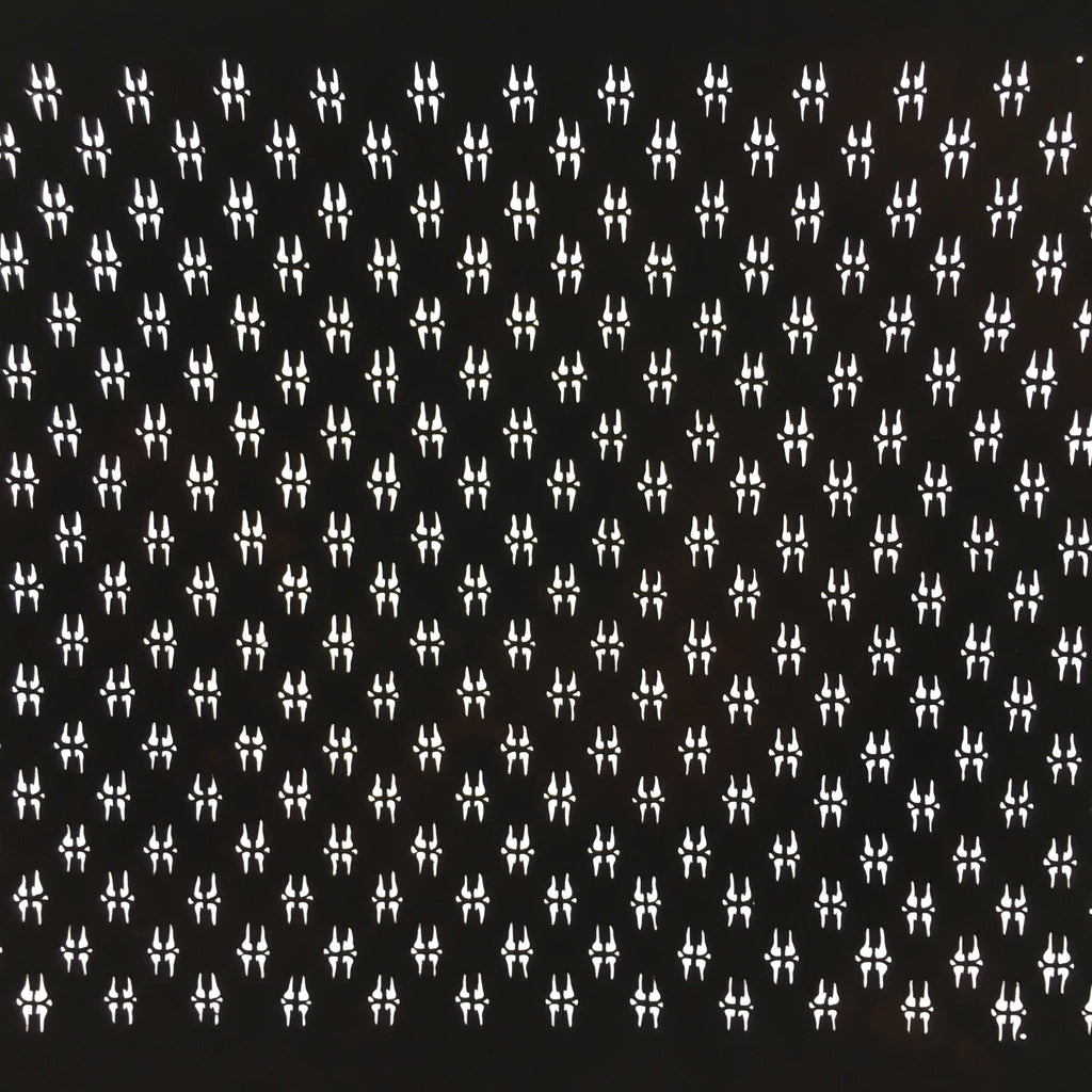Japanese Antique Ise Katagami Paper Kimono Stencil Edo Small Sparks Pattern A558