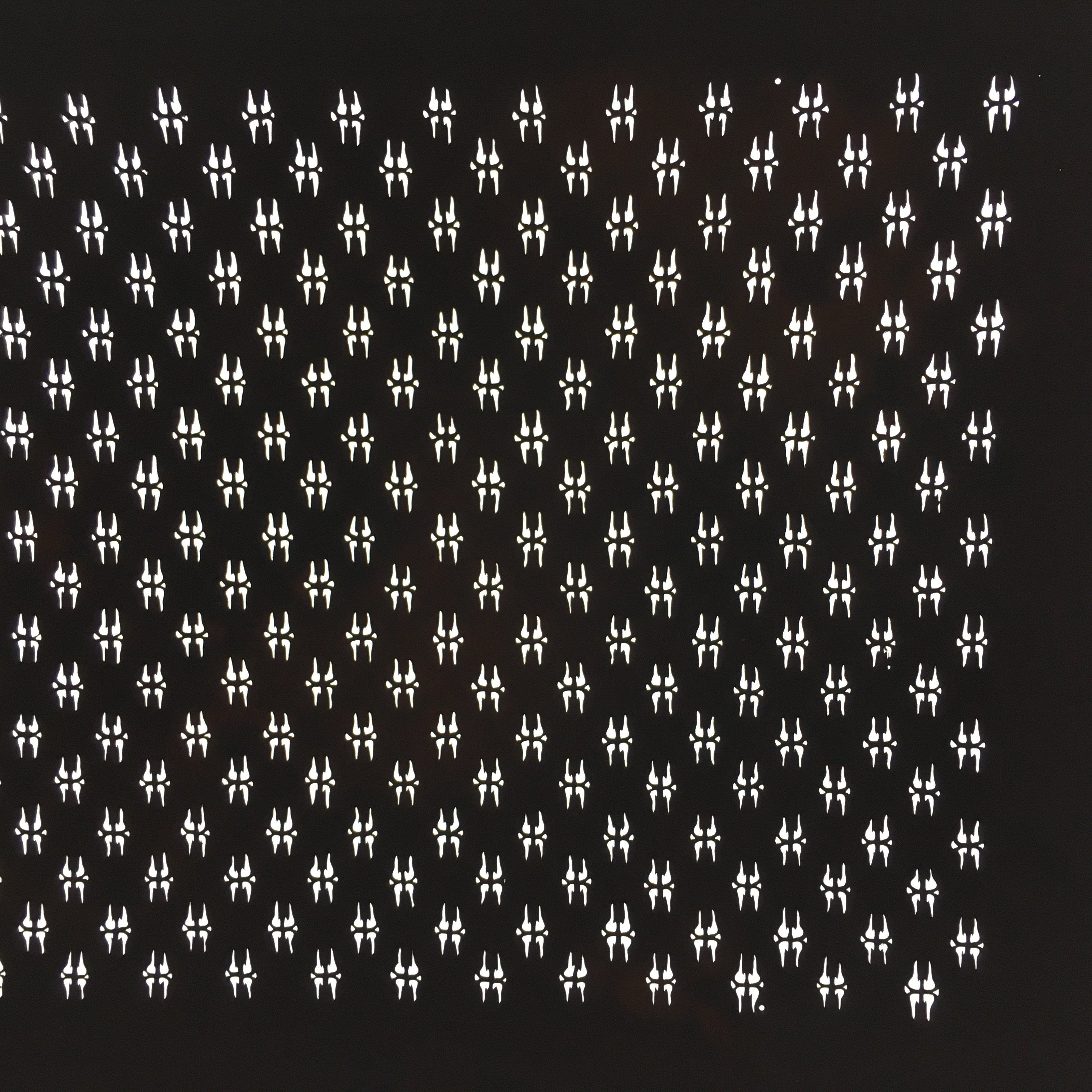 Japanese Antique Ise Katagami Paper Kimono Stencil Edo Small Sparks Pattern A558