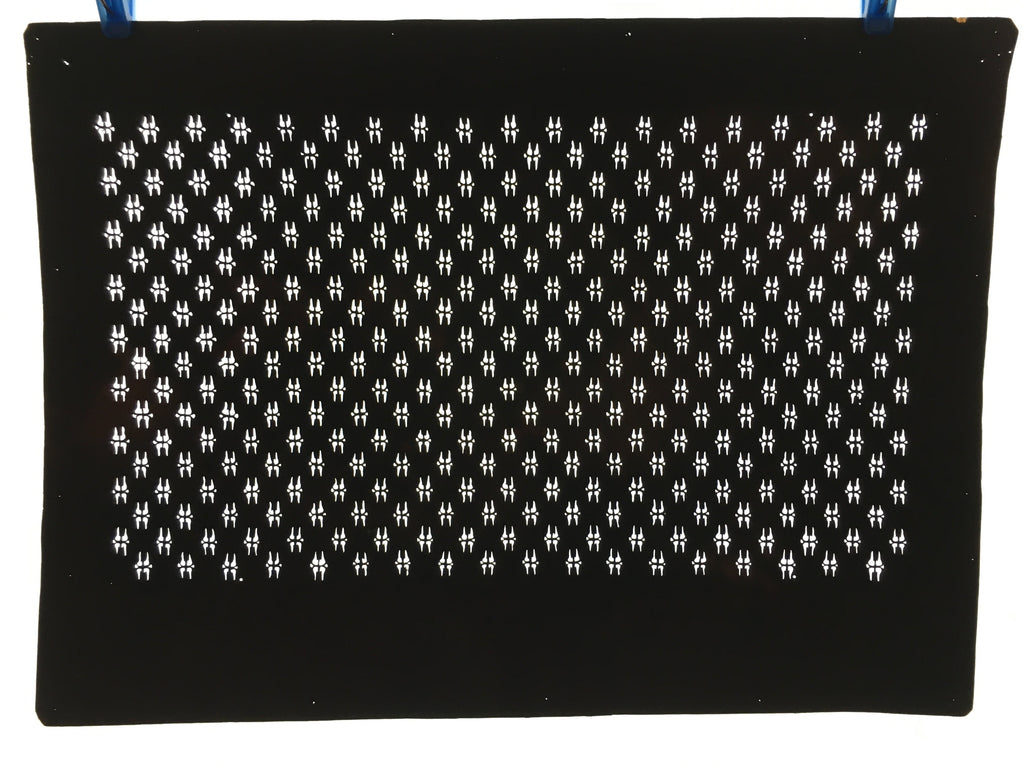 Japanese Antique Ise Katagami Paper Kimono Stencil Edo Small Sparks Pattern A558