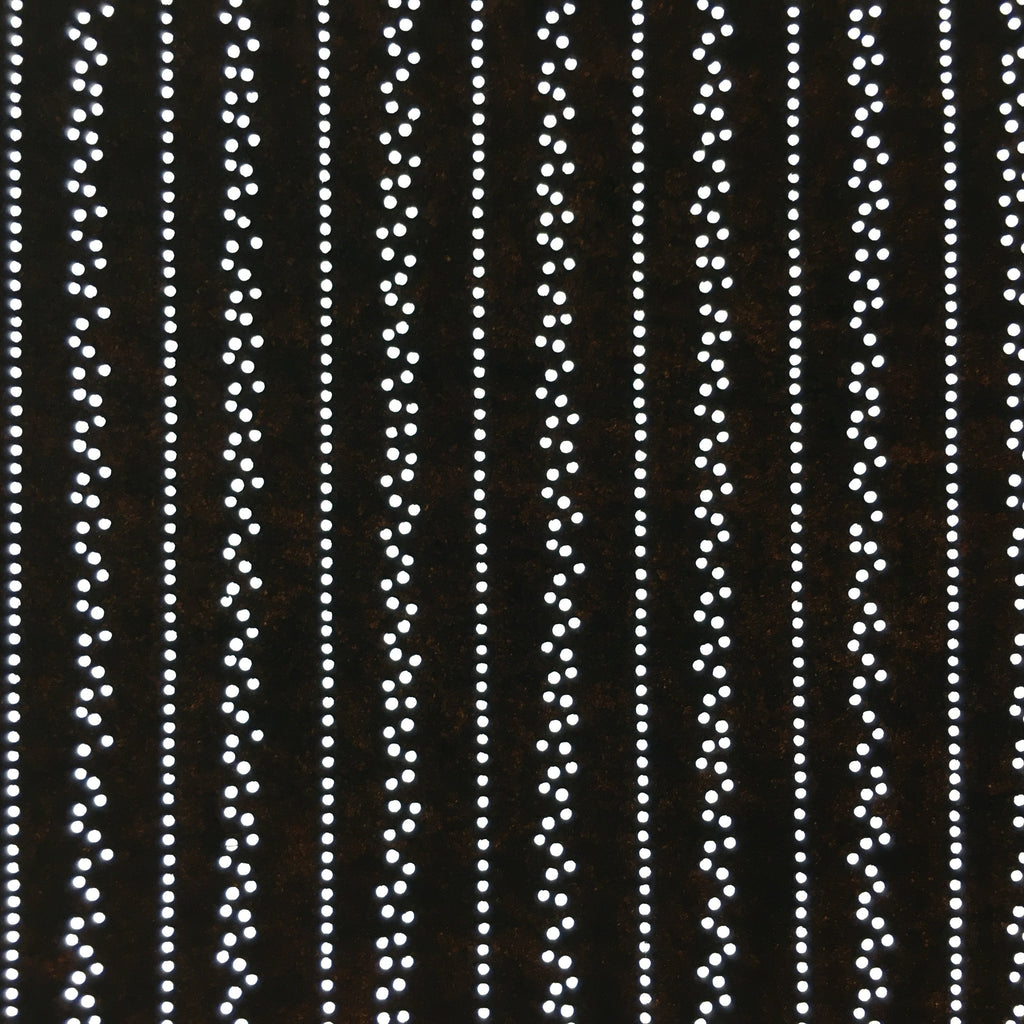 Japanese Antique Ise Katagami Paper Kimono Stencil Edo Striped Pattern A434