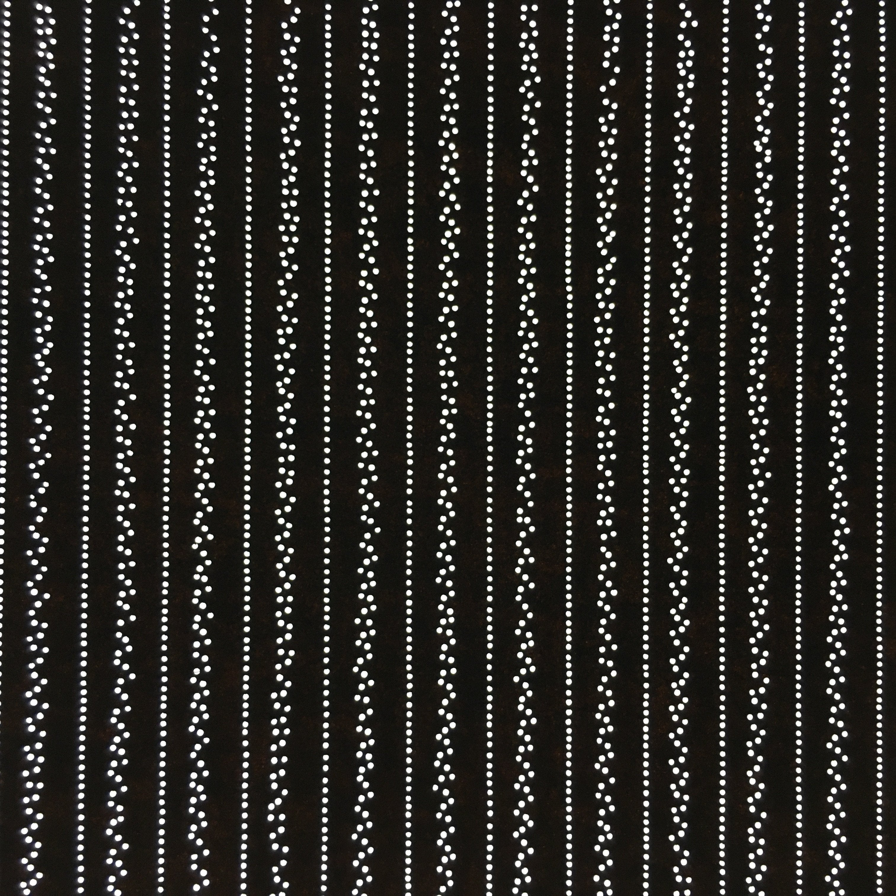 Japanese Antique Ise Katagami Paper Kimono Stencil Edo Striped Pattern A434
