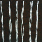 Japanese Antique Ise Katagami Paper Kimono Stencil Edo Vertical Line Pattern A54