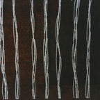 Japanese Antique Ise Katagami Paper Kimono Stencil Edo Vertical Line Pattern A54