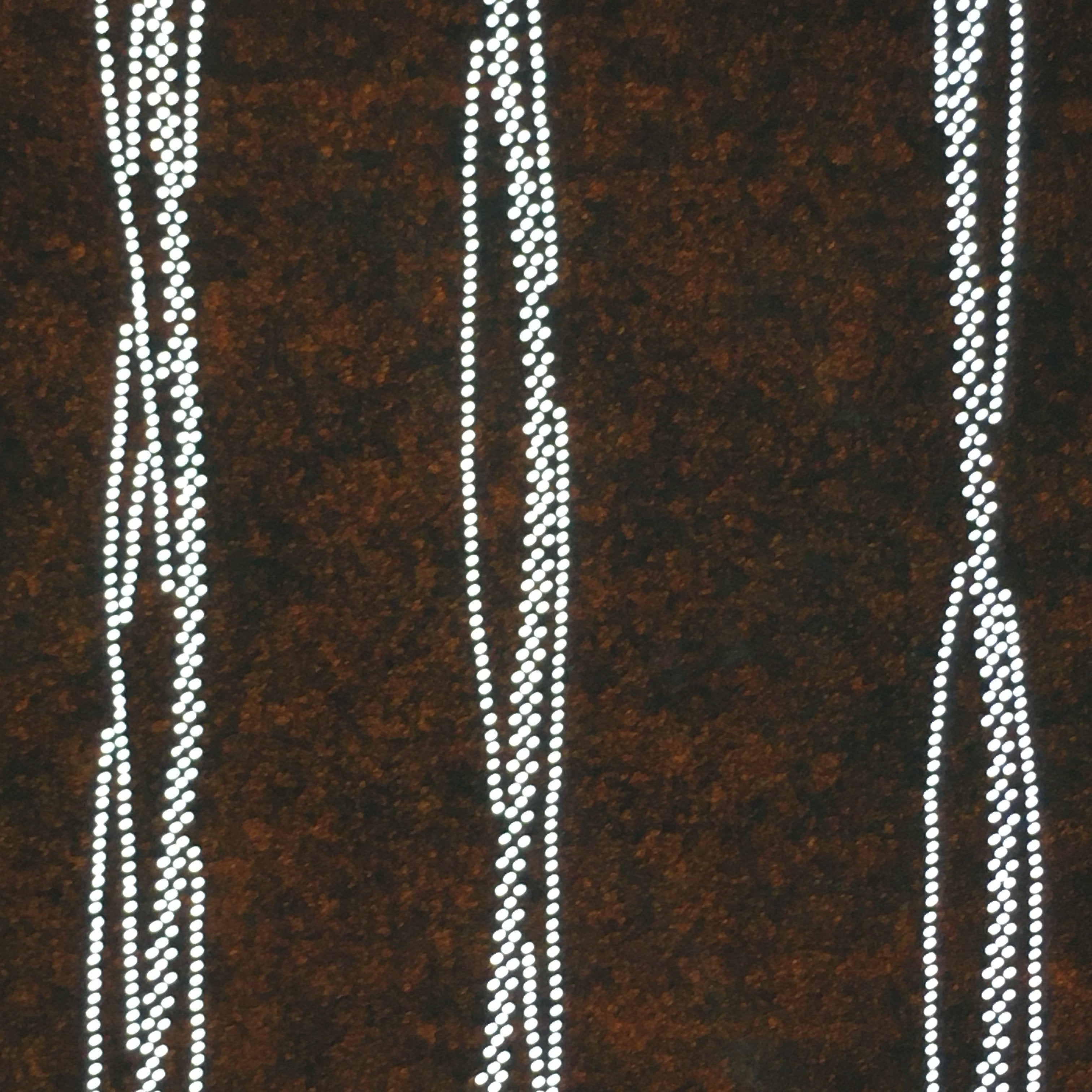 Japanese Antique Ise Katagami Paper Kimono Stencil Edo Vertical Line Pattern A54