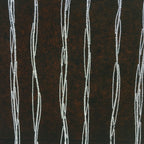 Japanese Antique Ise Katagami Paper Kimono Stencil Edo Vertical Line Pattern A54