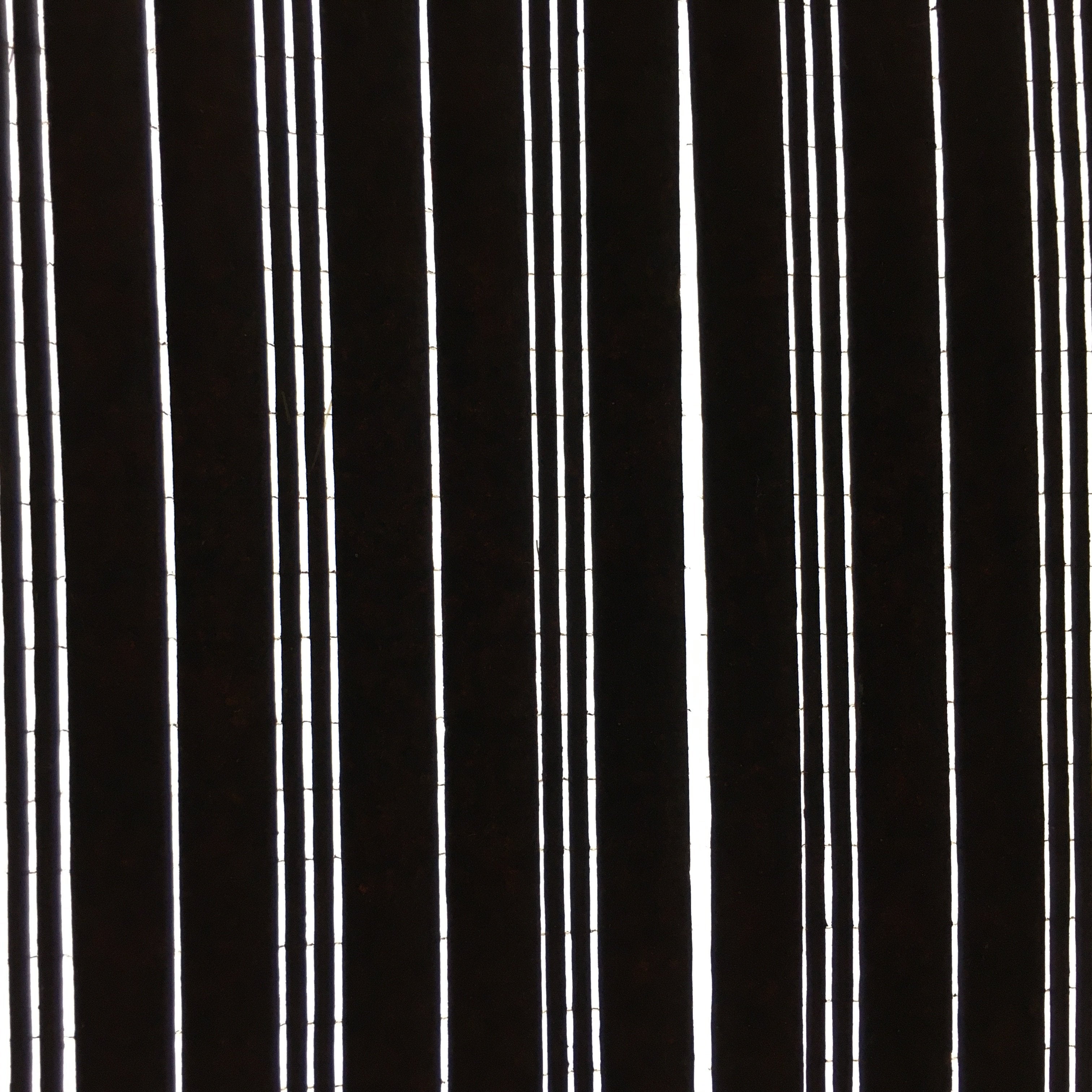 Japanese Antique Ise Katagami Paper Kimono Stencil Edo Vertical Stripe Line A415