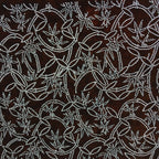 Japanese Antique Ise Katagami Paper Kimono Stencil Edo Vines Leaves Pattern A550