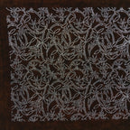 Japanese Antique Ise Katagami Paper Kimono Stencil Edo Vines Leaves Pattern A550