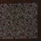 Japanese Antique Ise Katagami Paper Kimono Stencil Edo Vines Leaves Pattern A550