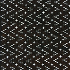Japanese Antique Ise Katagami Paper Kimono Stencil Edo Zig-Zag Plus Dot A469