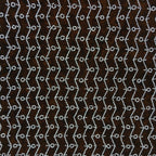 Japanese Antique Ise Katagami Paper Kimono Stencil Edo Zigzag Line Pattern A543