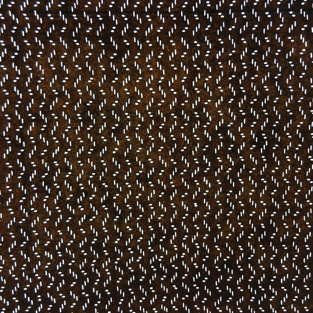 Japanese Antique Ise Katagami Paper Kimono Stencil Edo Zigzag Line Pattern A549