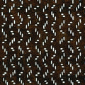 Japanese Antique Ise Katagami Paper Kimono Stencil Edo Zigzag Line Pattern A549
