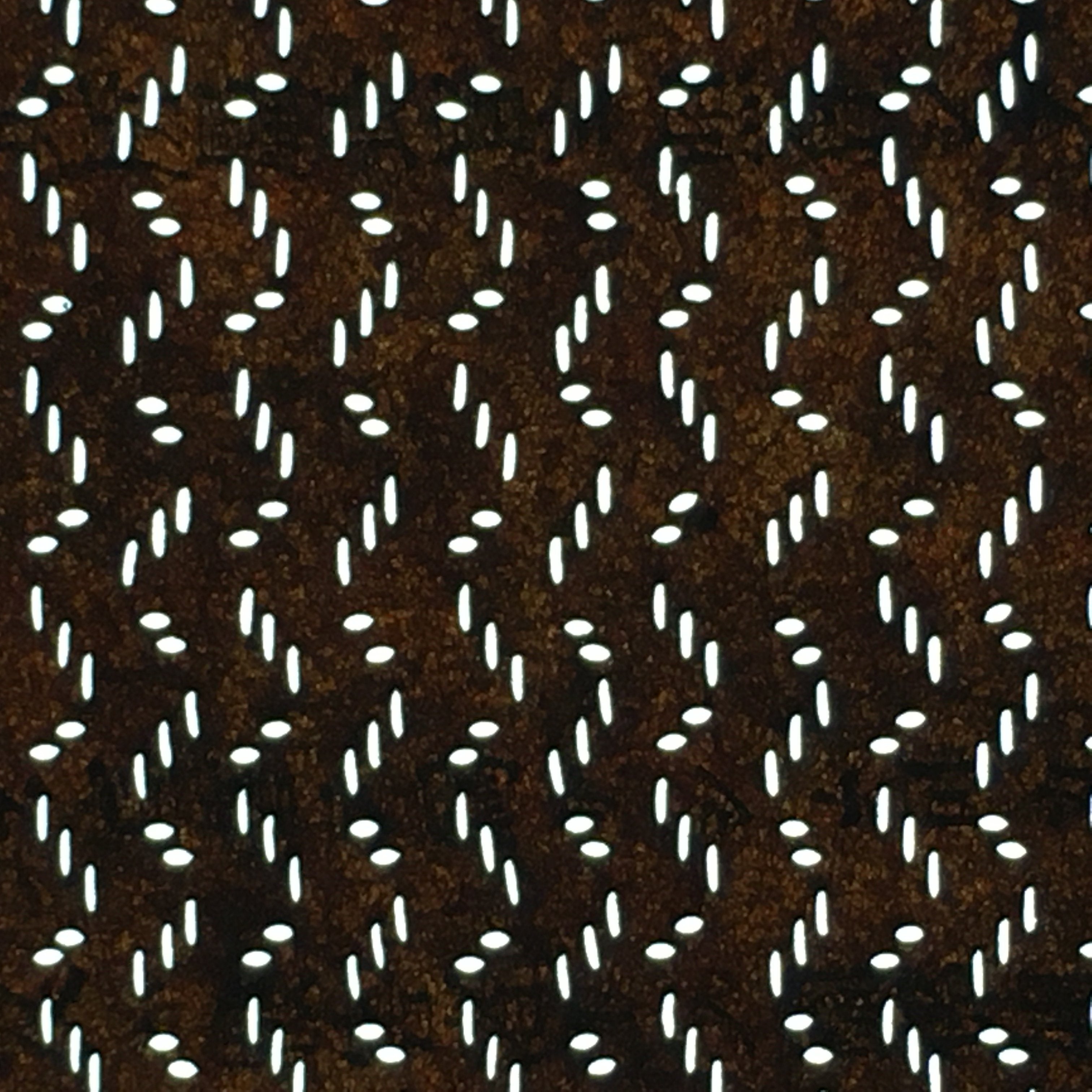 Japanese Antique Ise Katagami Paper Kimono Stencil Edo Zigzag Line Pattern A549