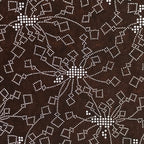 Japanese Antique Ise Katagami Paper Kimono Stencil Flower Design A609