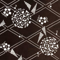 Japanese Antique Ise Katagami Paper Kimono Stencil Flower Design A614