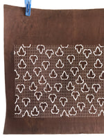 Japanese Antique Ise Katagami Paper Kimono Stencil Leaf Design A608