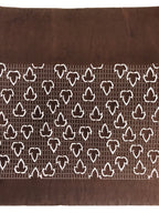 Japanese Antique Ise Katagami Paper Kimono Stencil Leaf Design A608