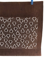 Japanese Antique Ise Katagami Paper Kimono Stencil Leaf Design A608