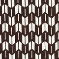 Japanese Antique Ise Katagami Paper Kimono Stencil Yabane Arrow Design A607
