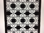 Japanese Antique Katagami Kimono Stencil Katazome Rhombus C1900 Meiji Era C296
