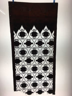 Japanese Antique Katagami Kimono Stencil Katazome Rhombus C1900 Meiji Era C296