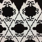 Japanese Antique Katagami Kimono Stencil Katazome Rhombus C1900 Meiji Era C296