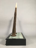 Japanese Antler Display Vtg Deer Sword Stand Katana Holder Wood Replica JK117