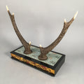 Japanese Antler Display Vtg Deer Sword Stand Katana Holder Wood Replica JK117