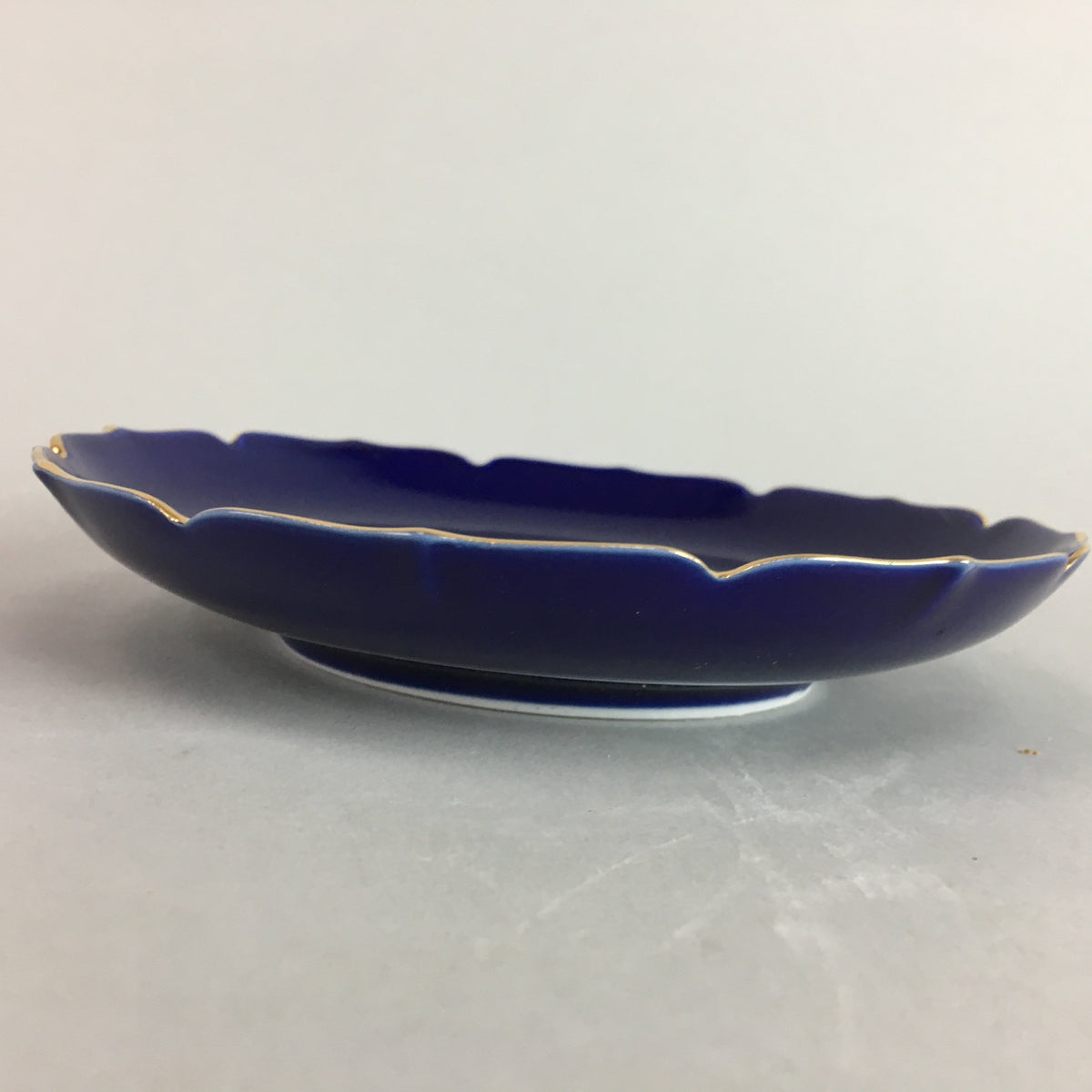 Japanese Arita Ware Blue Porcelain Plate Vtg Kozara Soy Sauce Dipping Dish QT9