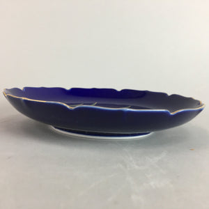 Japanese Arita Ware Blue Porcelain Plate Vtg Kozara Soy Sauce Dipping Dish QT9