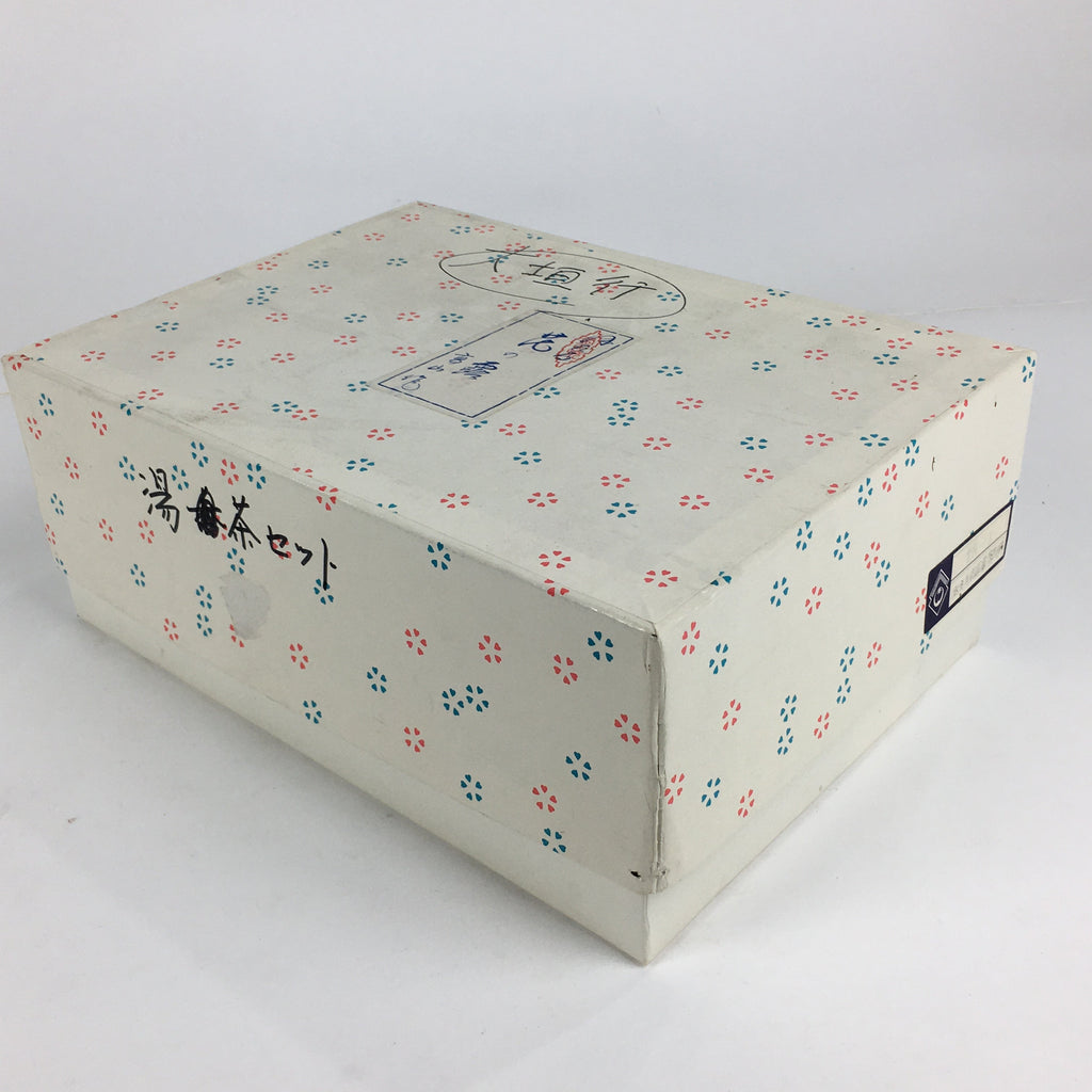 Japanese Arita Ware Cups Teapot Vtg Boxed Porcelain Yunomi Kyusu Sencha PX588
