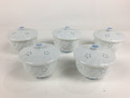 Japanese Arita Ware Cups Teapot Vtg Boxed Porcelain Yunomi Kyusu Sencha PX588