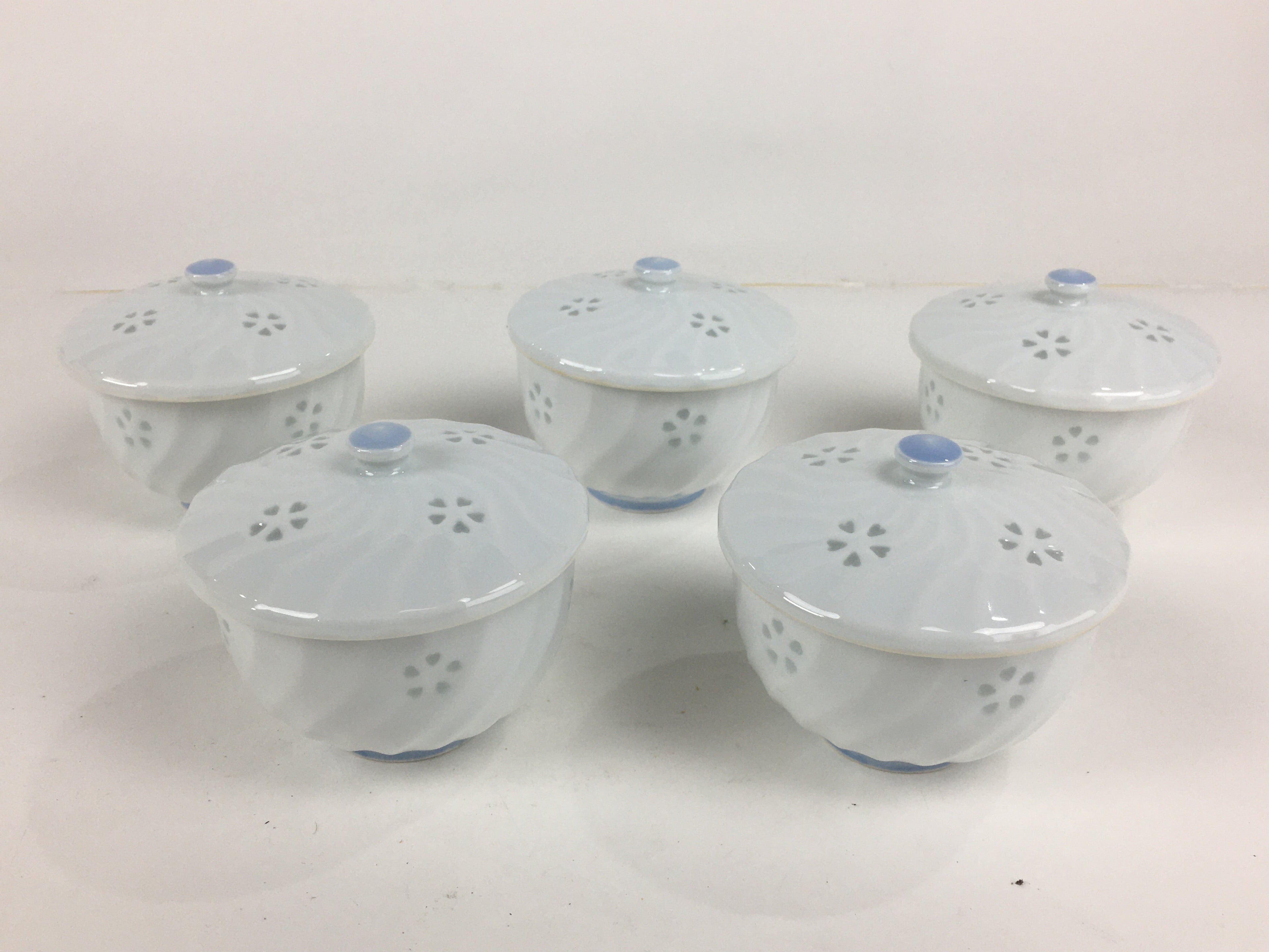 Japanese Arita Ware Cups Teapot Vtg Boxed Porcelain Yunomi Kyusu Sencha PX588