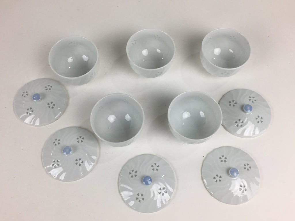 Japanese Arita Ware Cups Teapot Vtg Boxed Porcelain Yunomi Kyusu Sencha PX588
