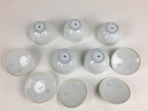 Japanese Arita Ware Cups Teapot Vtg Boxed Porcelain Yunomi Kyusu Sencha PX588