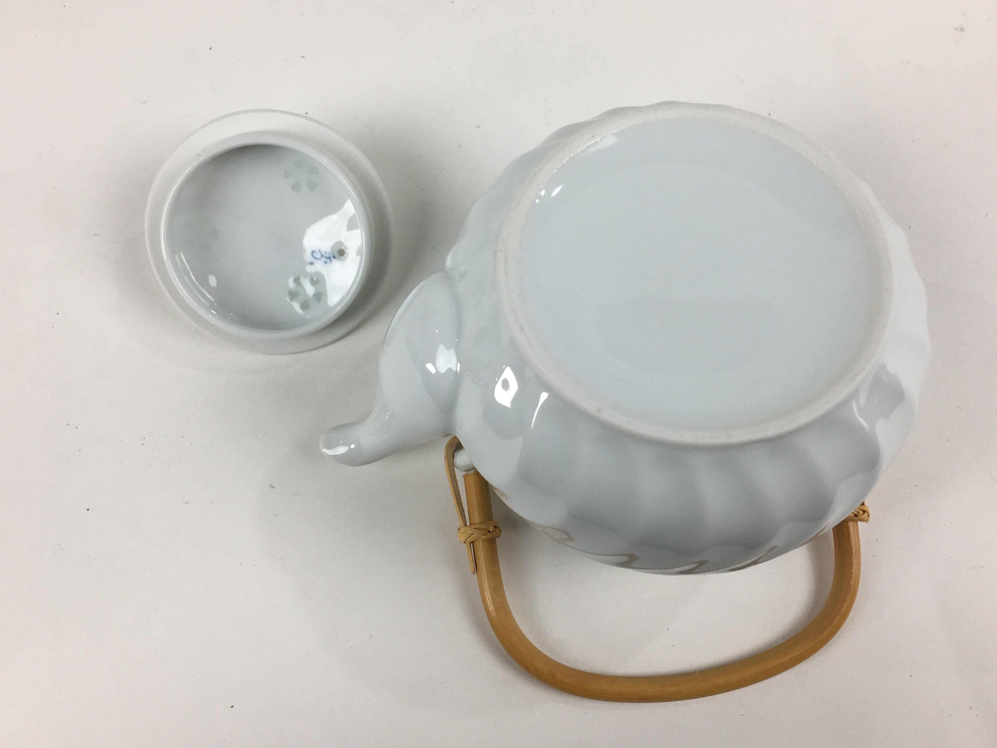 Japanese Arita Ware Cups Teapot Vtg Boxed Porcelain Yunomi Kyusu Sencha PX588