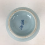 Japanese Arita Ware Porcelain Sake Bottle Vtg Blue Flower White Tokkuri TS340