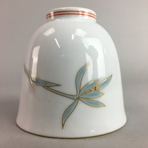 Japanese Arita ware Porcelain Teacup Vtg Fukagawa Yunomi Floral QT52