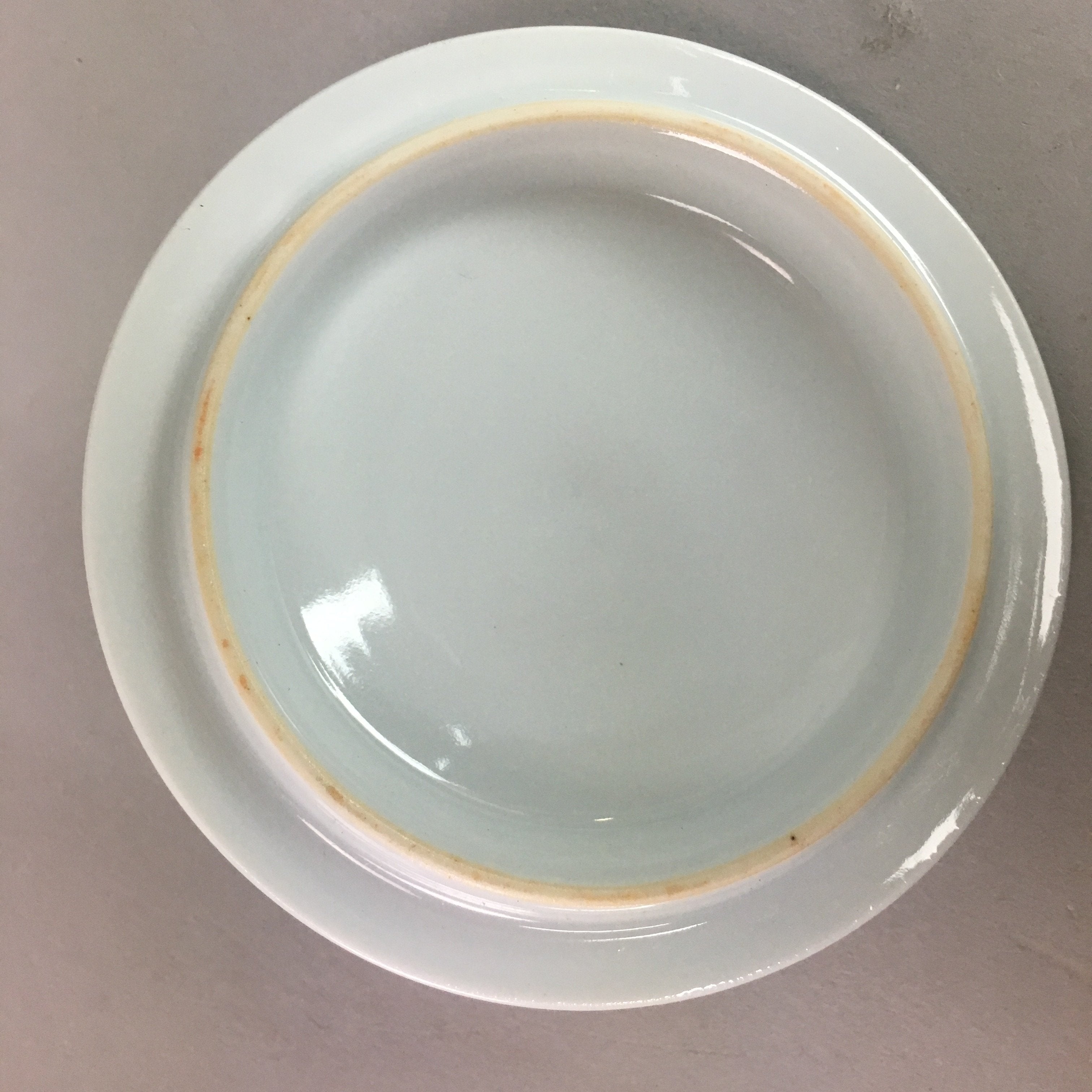 Japanese Arita ware Porcelain Teacup Vtg Lidded Yunomi Sometsuke Floral QT11