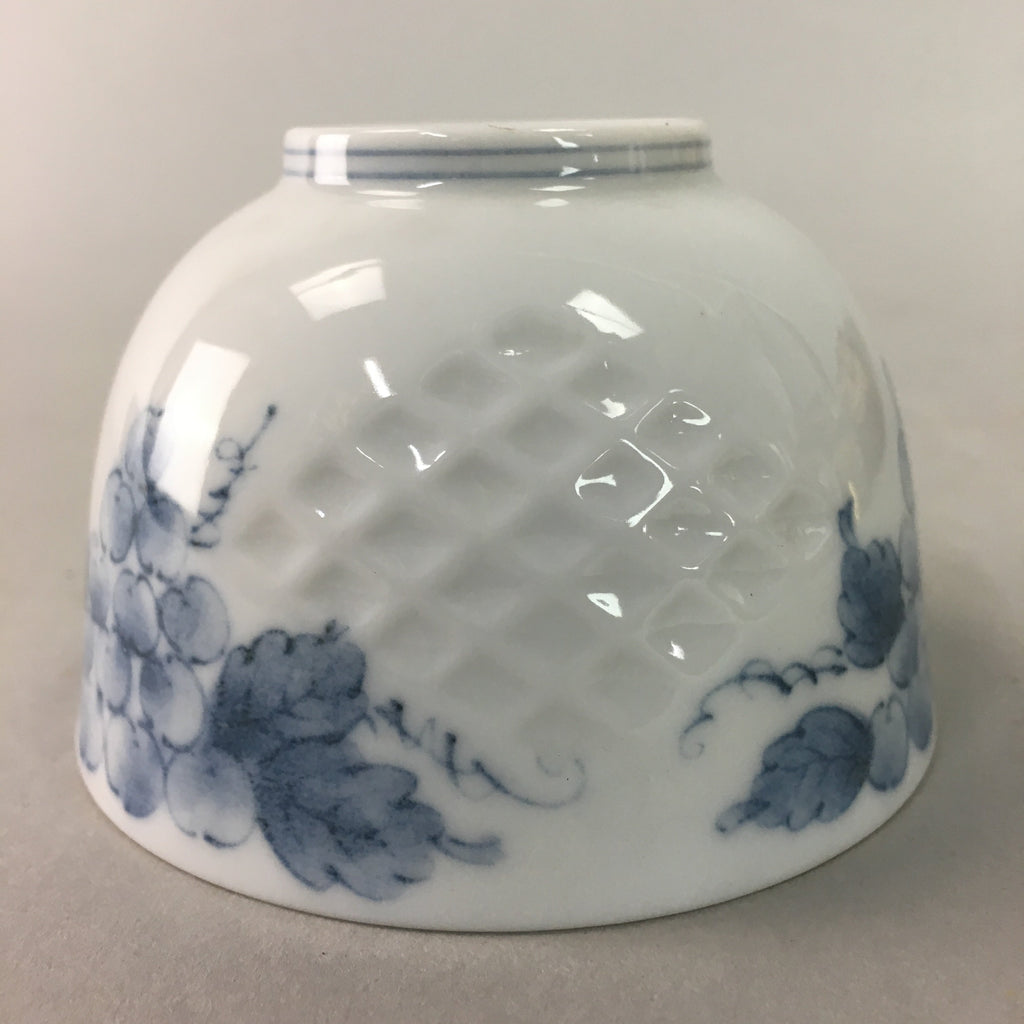 Japanese Arita ware Teacup Vtg Signed Porcelain Sometsuke Yunomi Sencha TC45