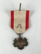 Japanese Army Medal 8th Class White Paulownia Badge Vtg WW2 Reward Box JK449