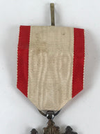 Japanese Army Medal 8th Class White Paulownia Badge Vtg WW2 Reward Box JK449