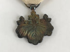 Japanese Army Medal 8th Class White Paulownia Badge Vtg WW2 Reward Box JK449