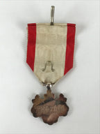 Japanese Army Medal 8th Class White Paulownia Badge Vtg WW2 Reward Box JK450