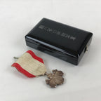 Japanese Army Medal 8th Class White Paulownia Badge Vtg WW2 Reward Box JK450