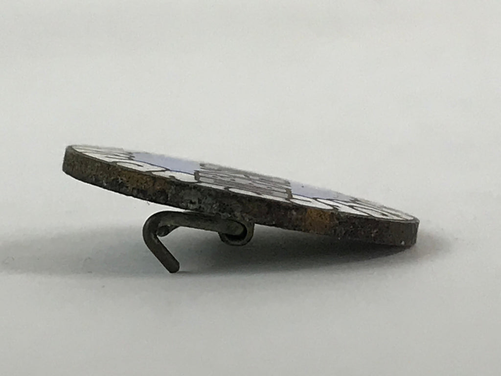 Japanese Army Pin badge Kumomikai Vtg WW2 Cloud Insignia Bronze Shimoda JK453