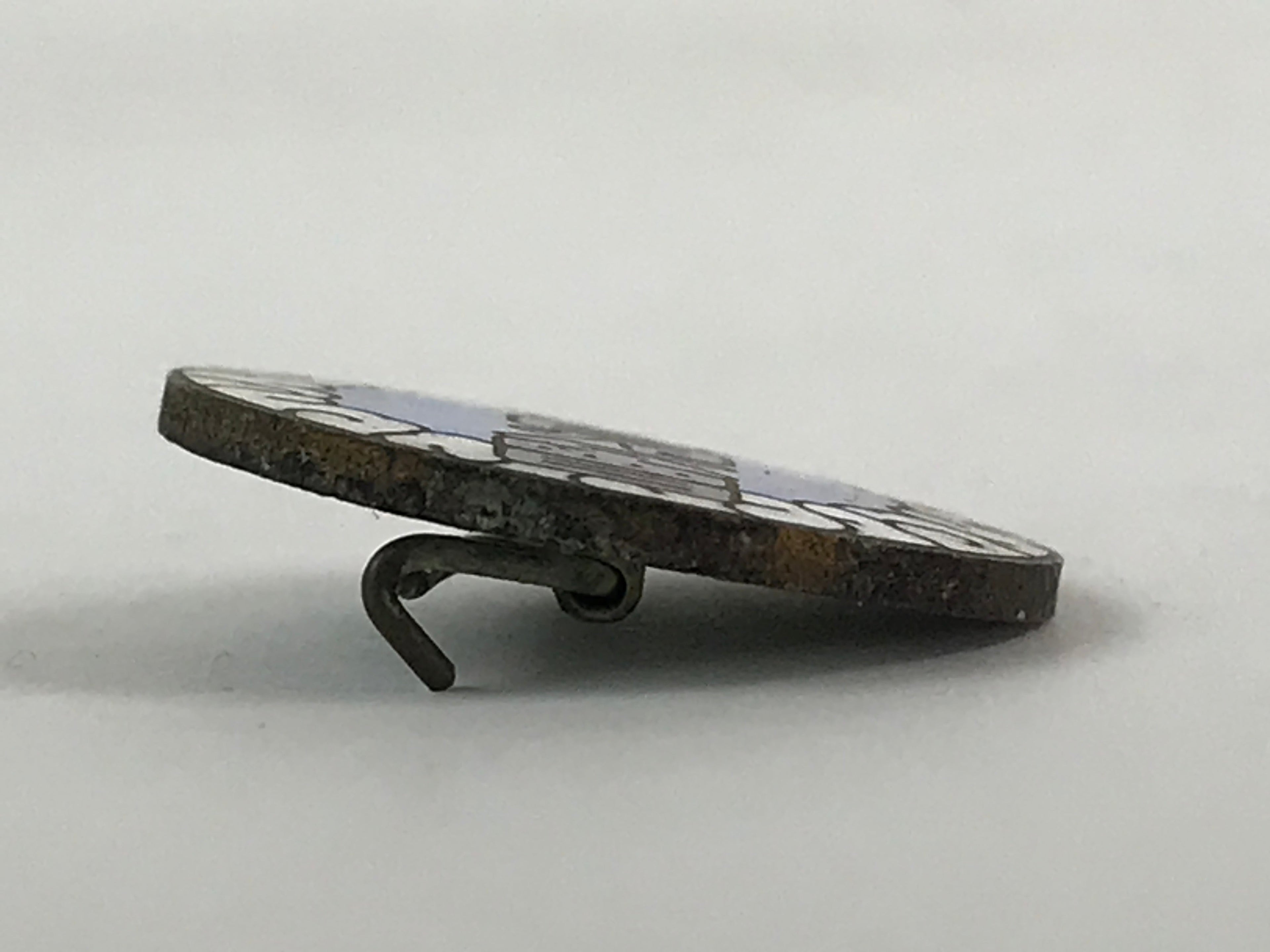 Japanese Army Pin badge Kumomikai Vtg WW2 Cloud Insignia Bronze Shimoda JK453