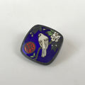 Japanese Army Pin badge Vtg WW2 Dove Cherry Blossom Kanji Travel JK455